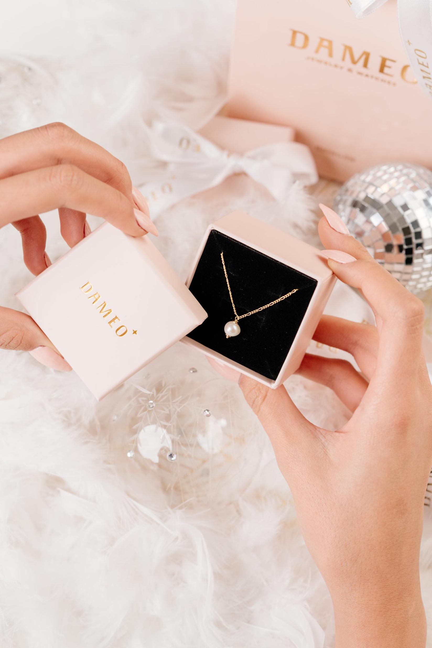 Dameo Ogrlica Pearl  Srebro 925 sa pozlatom