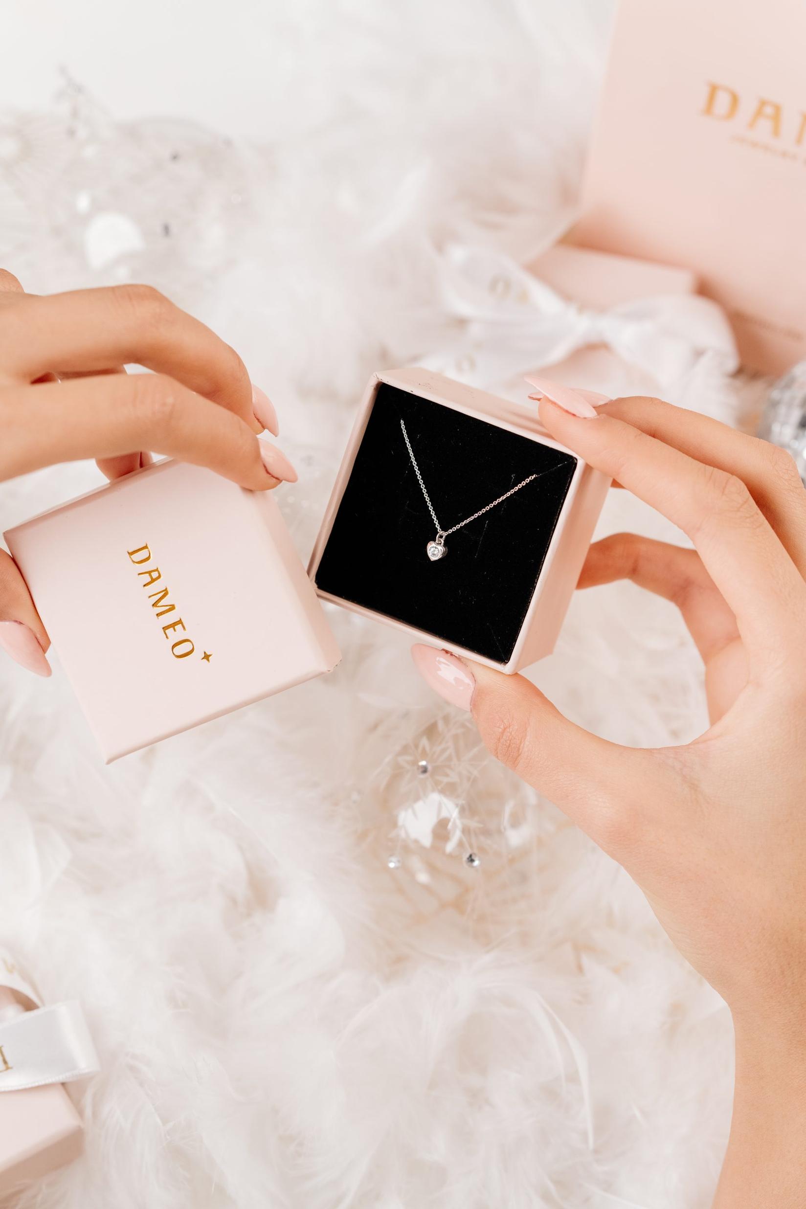 Dameo Ogrlica Tiny Heart   Srebro 925