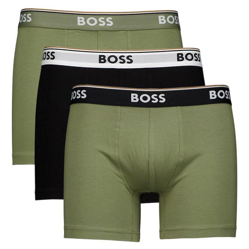 Boss Muški donji veš Boxerbr 3P Power, 3 komada, Zeleni