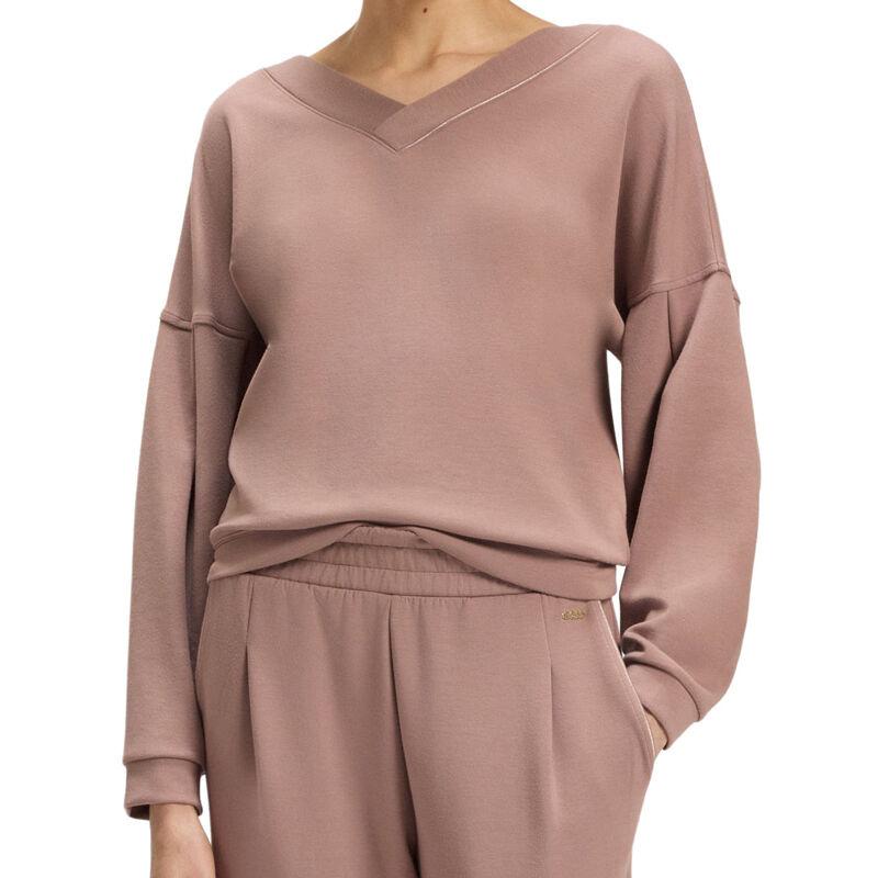 Boss Ženski duks Scuba Sweatshirt, Prljavo-roze