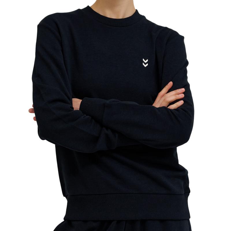 HUMMEL Ženska dukserica HML Pulse Co Regular W s okruglim izrezom, crna