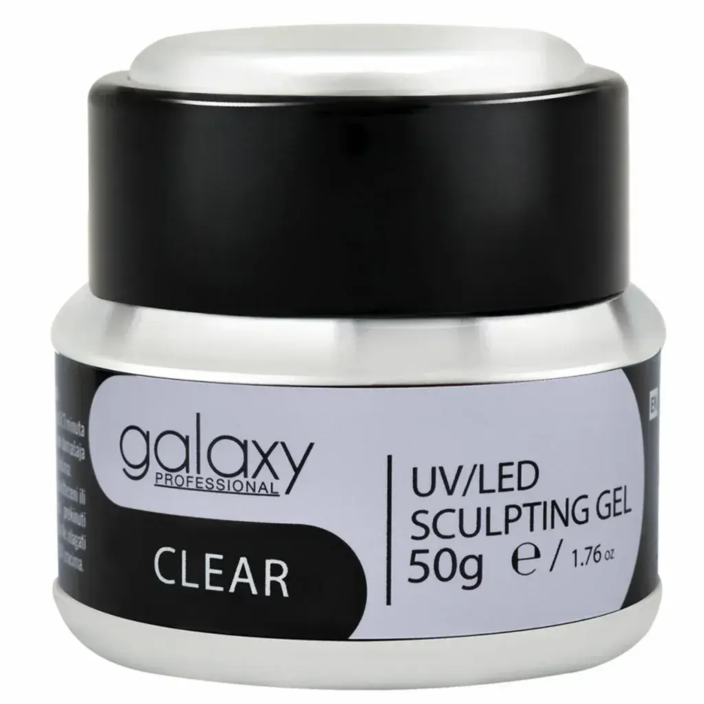 Galaxy Gradivni gel za nadogradnju noktiju UV/LED Clear, 50 g