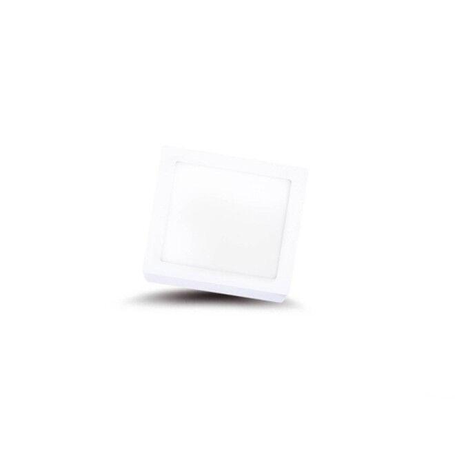 E-light LED panel  6W kvadratni nadgradni 3000K, Bijeli