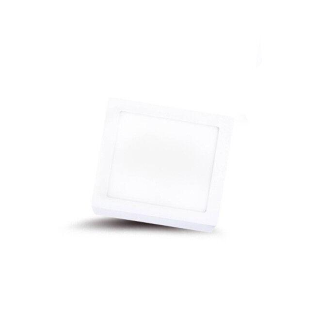 E-light LED panel  12W kvadratni nadgradni 4000K, Bijeli