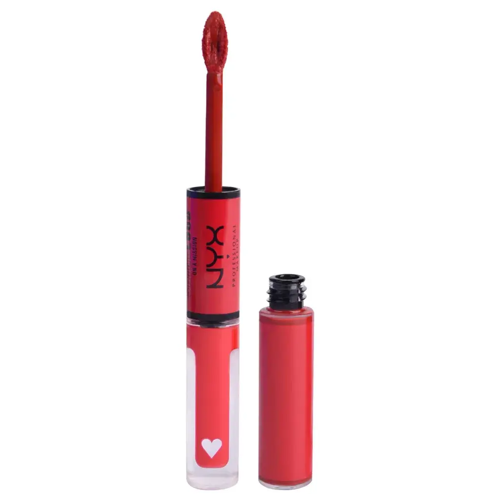 Nyx Sjaj i tečni ruž za usne Shine Loud SLHP17 Rebel Red, 6.8 ml
