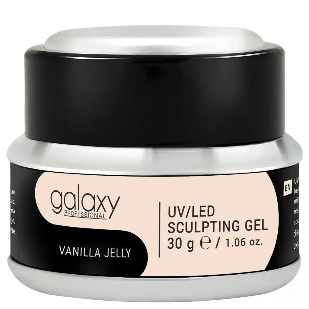 Galaxy Gradivni gel za nadogradnju noktiju UV/LED Vanilla Jelly, 30 g