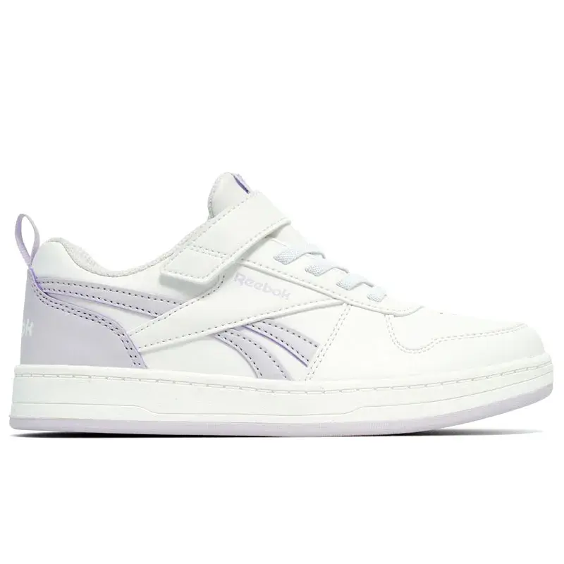 Reebok djevojačke Royal Prime elastične patike, bijelo-ljubičaste