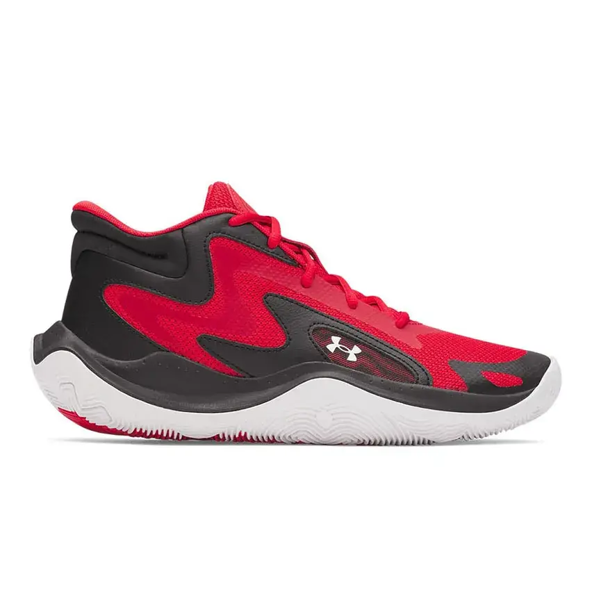 Under Armour GS JET '25 patike za dječake, crveno-crne