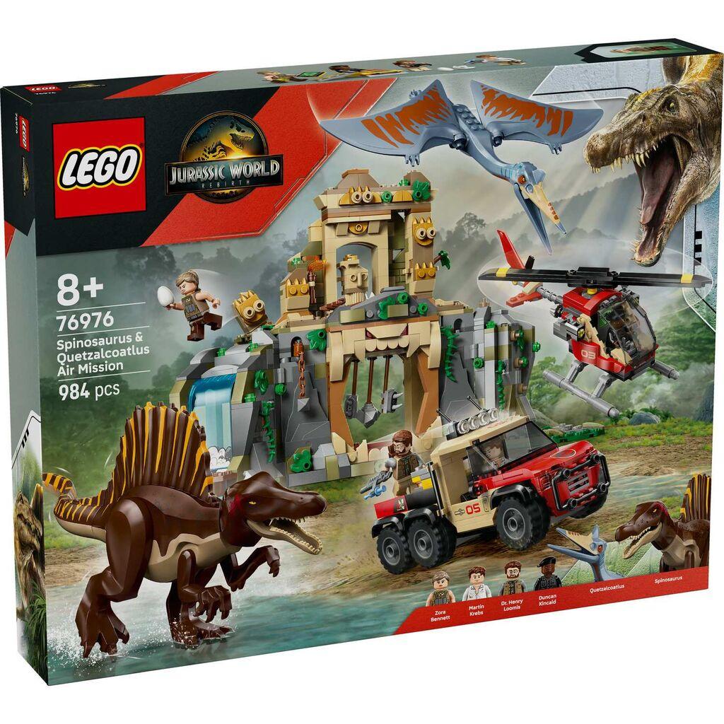 Igracka Lego Kocke Jurassic Worls Spinosaurus & Quetzalcoatlus Air Mission 8+