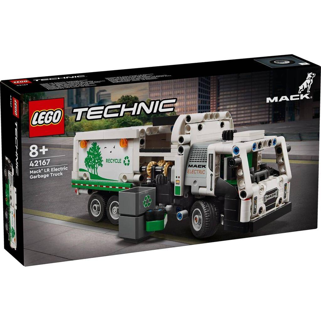 Lego Igračka kocke Technic Mack® LR Electric Garbage Truck 8g+,Bijela