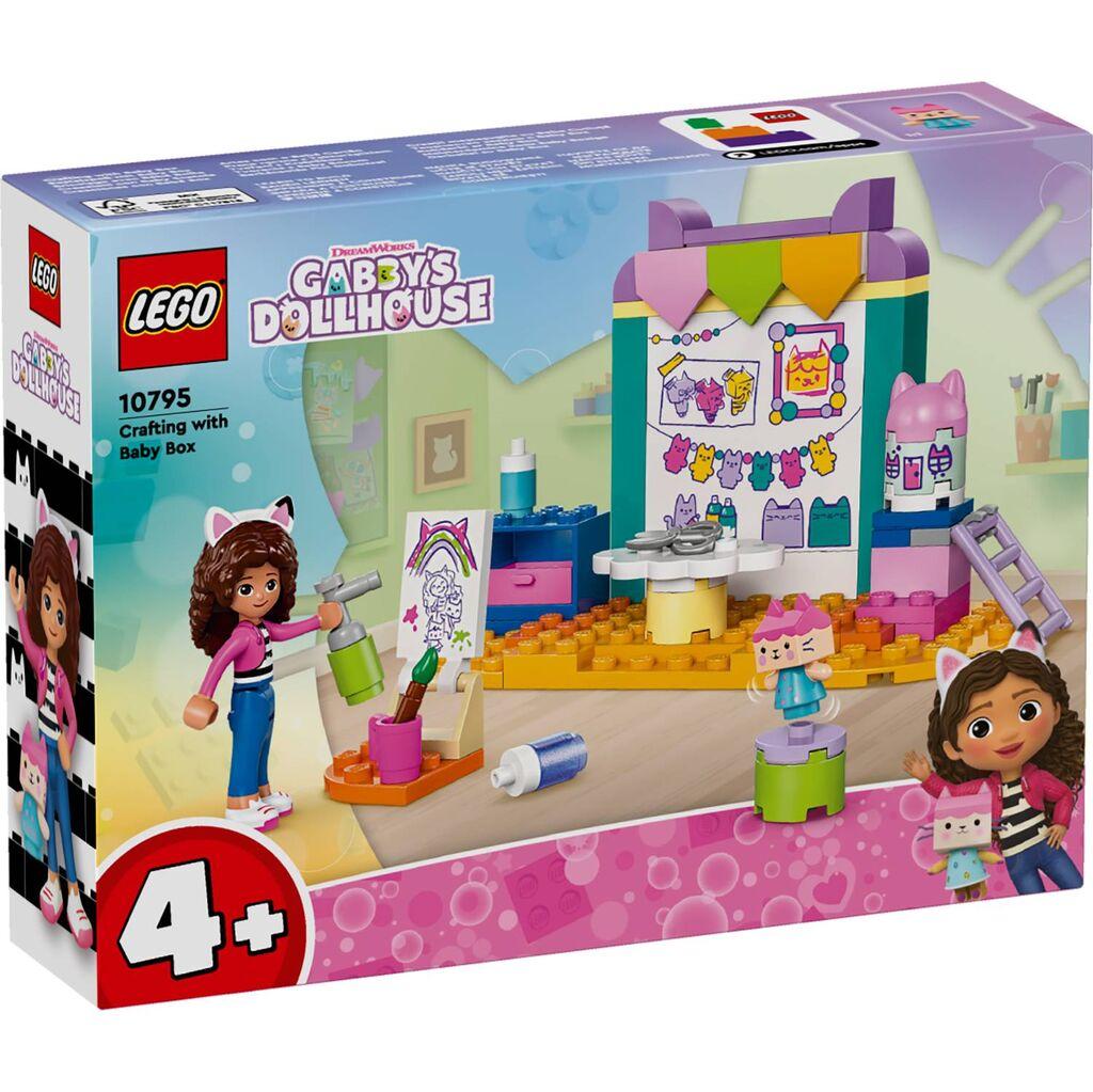 Lego Igračka kocke Gabby's Dollhouse Crafting with Baby Box 4+,Šarena