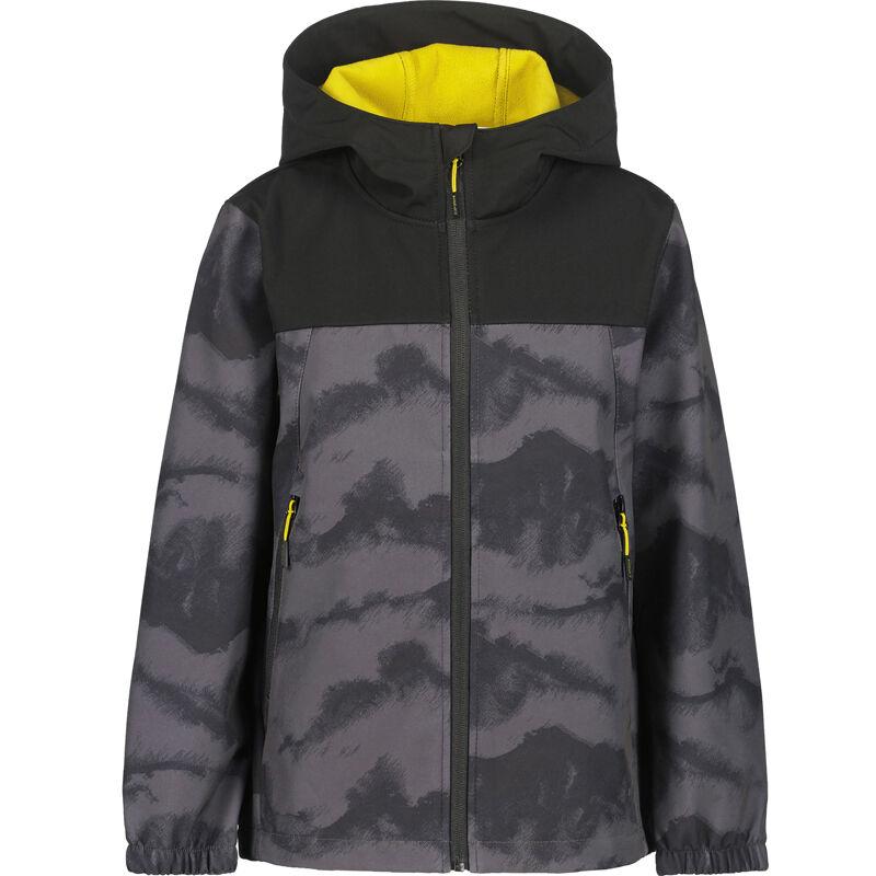 Ice Peak jakna za dječake Kremmen Jr, sivo-crna