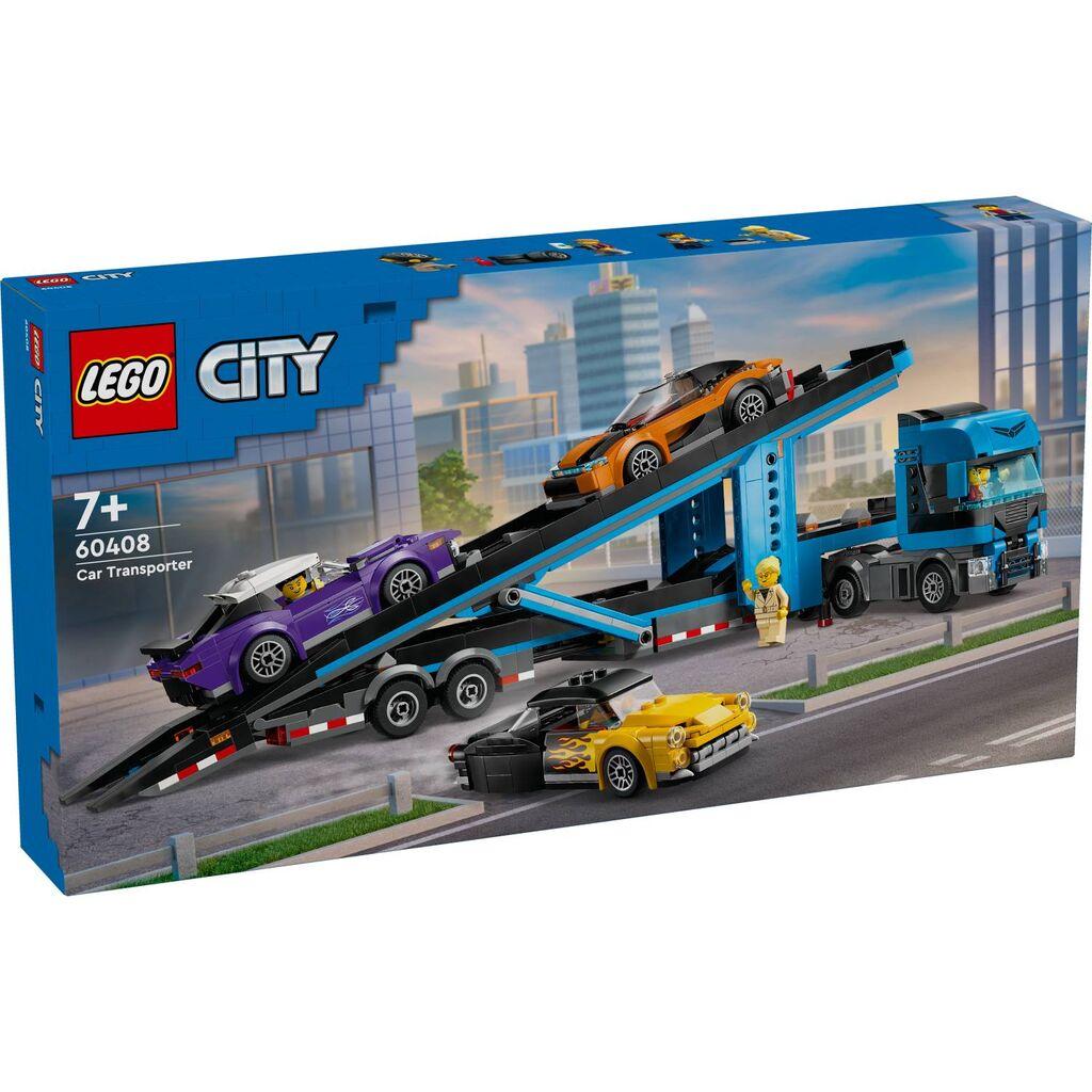 Lego Igračka kocke City Car Transporter Truck with Sports Cars 7+,Šarena