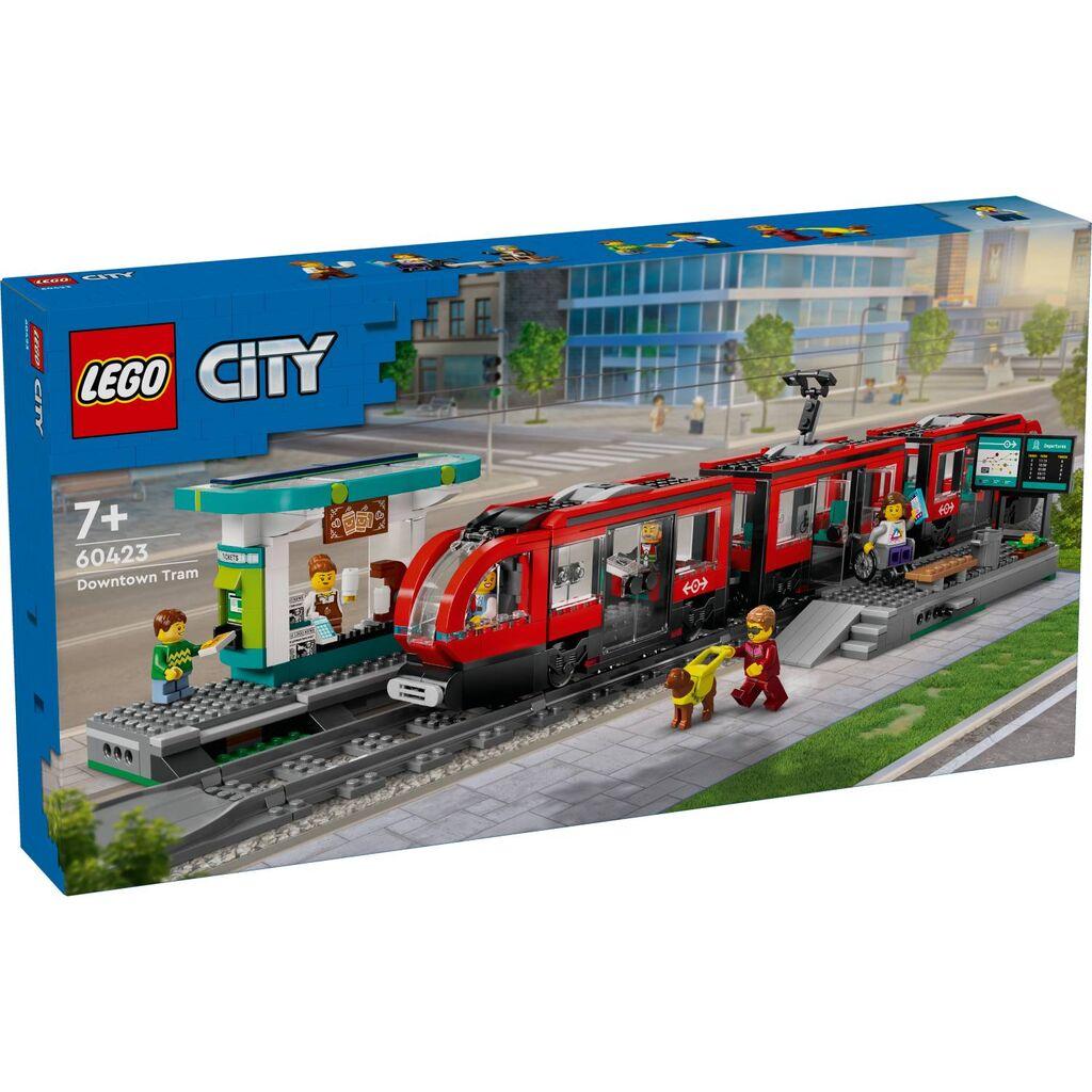 LEGO Igračka LEGO kocke City Downtown Streetcar and Station 7+
