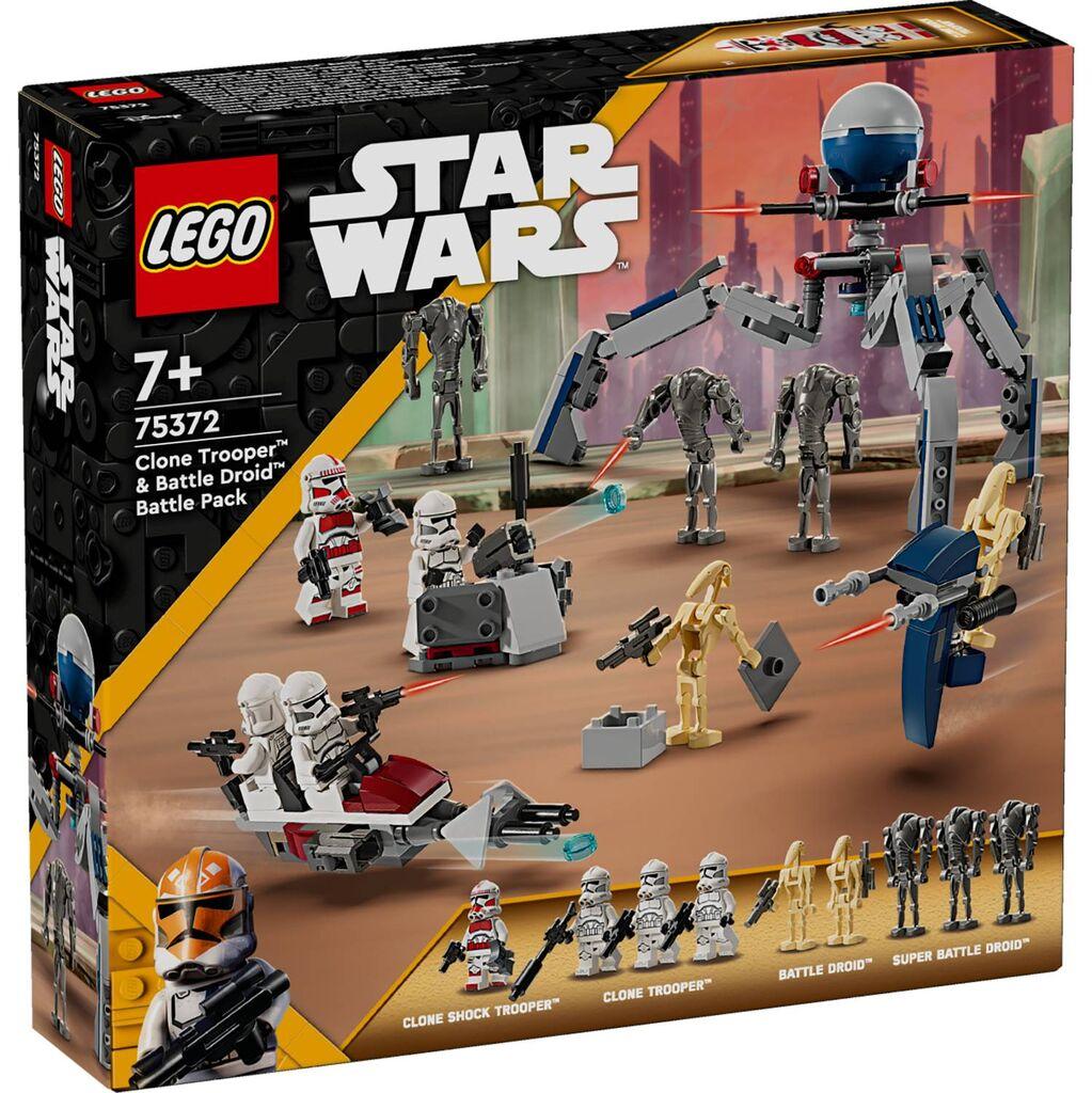 Lego Igračka kocke Star Wars Clone Trooper™ & Battle Droid™ Battle Pack 7g+,Šarena