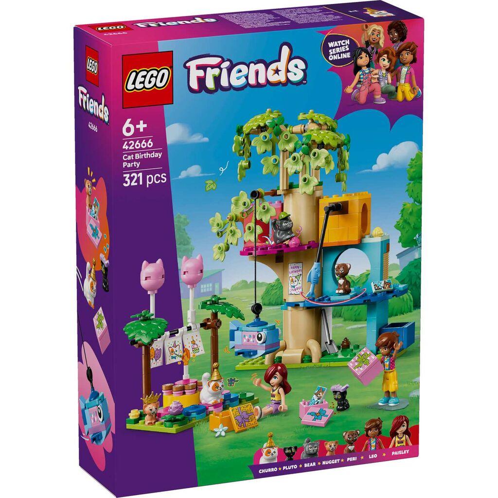 Igracka Lego Kocke Friends Cat Birthday Party & Tree House 6+