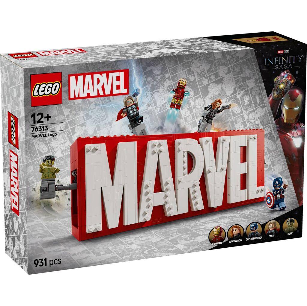 LEGO Marvel logo i mini figure 76313