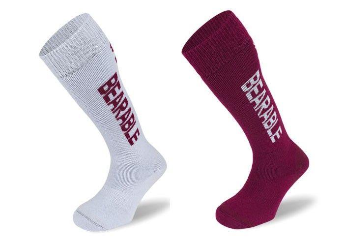 Ski Čarape Bearable Vancouver 2 Para Light Grey/Melange Pink 3538