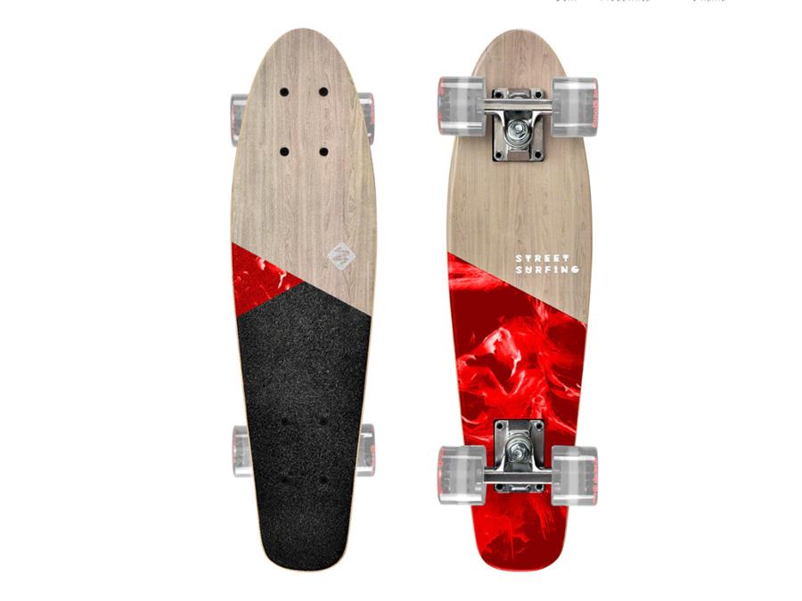 Skateboard Street Surfing Wood Beach Board Bloody Mary