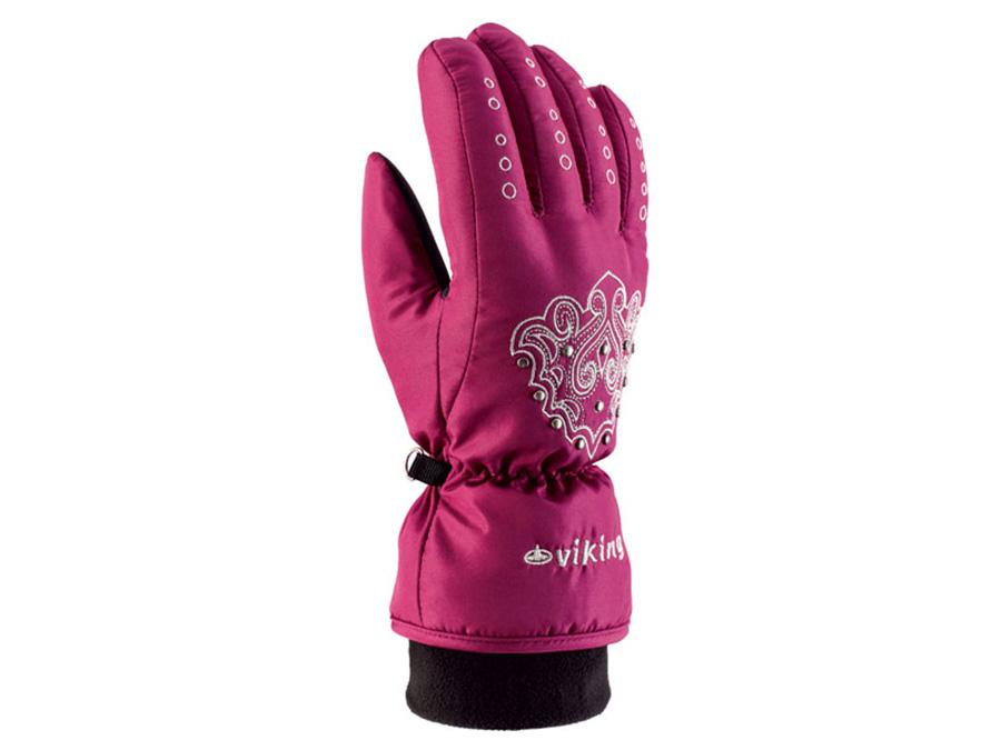 Ski Rukavice Viking Femme Fatal Pink M