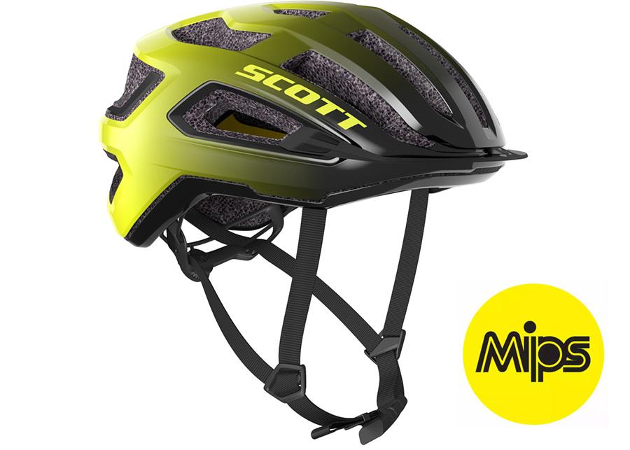 Kaciga Scott Arx Plus BlackRadium Yellow 5559