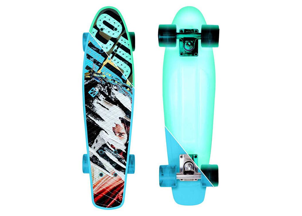 Pennyboard Street Surfing Beach Board Glow Rough Poster