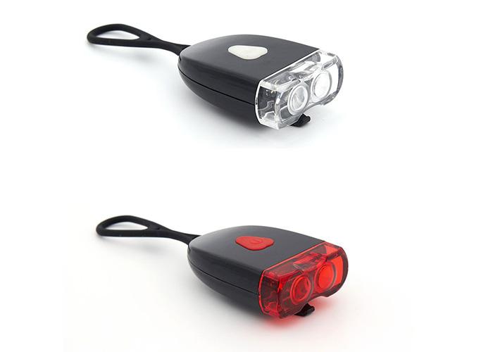 Bljeskalica Prednja+Zadnja Xc147 Led Usb WhiteRed