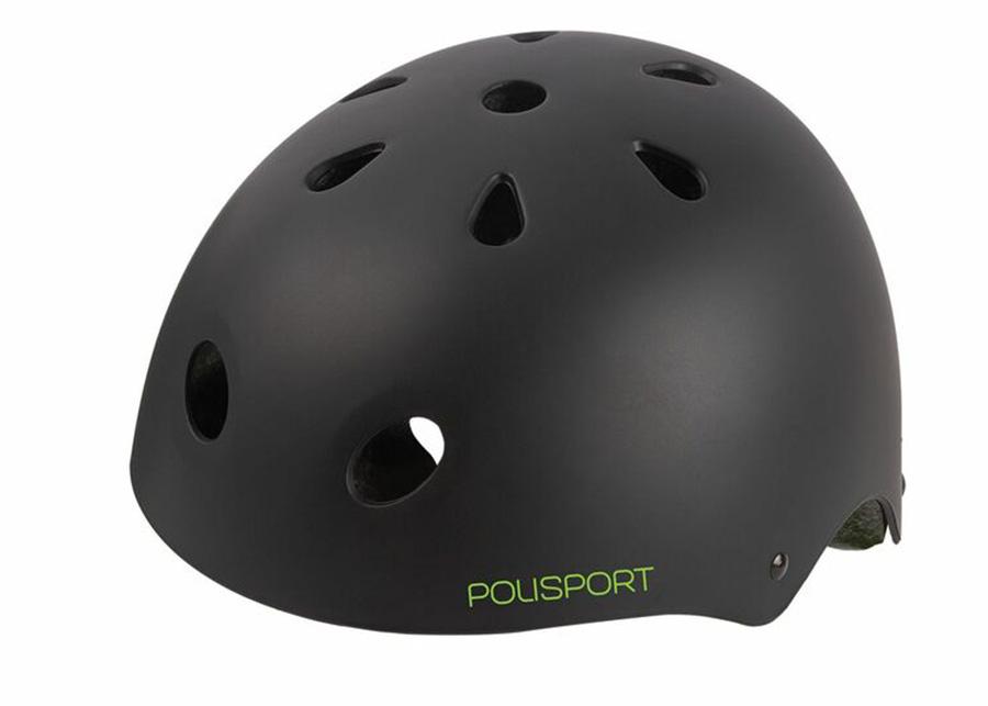 Kaciga Dječija Polisport Urban Radical BlackGreen