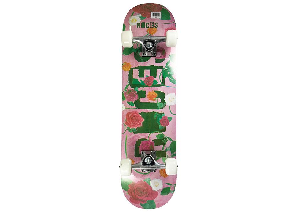 Skateboard Roces Roses Pink