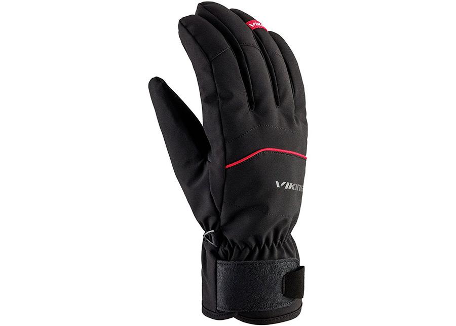 Ski Rukavice Viking Solven Black/Red M