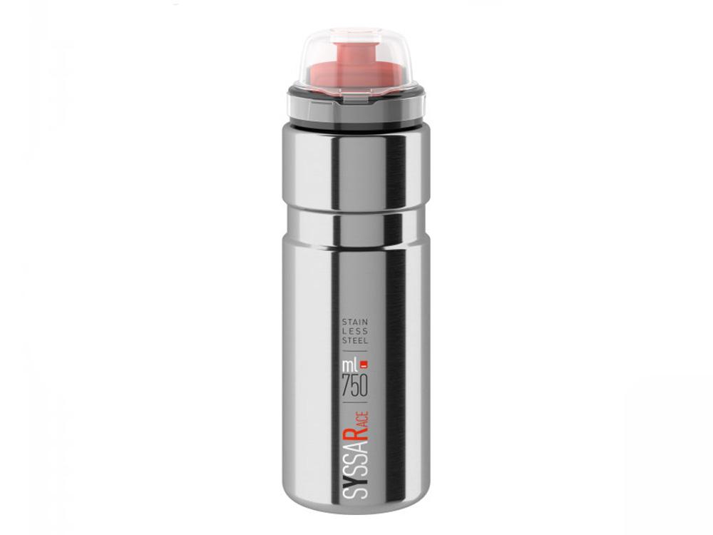 Bidon Elite Alu Syssa Race Silver 750Ml