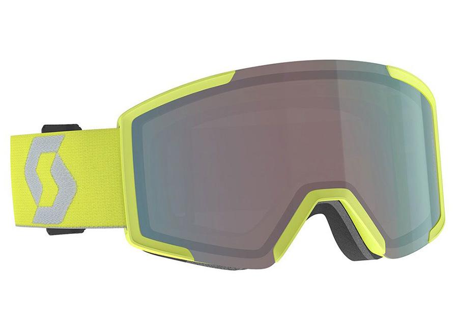 Ski Naočare Scott Shield Virescent Yellow/Light Grey/Enhancer Aqua Chrome S2