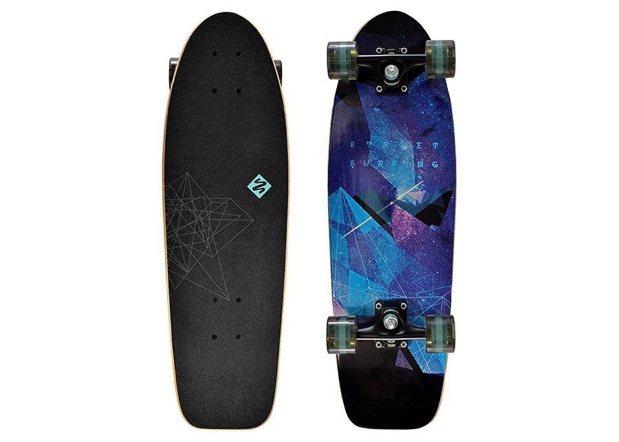 Longboard Street Surfing Kicktail Space Line