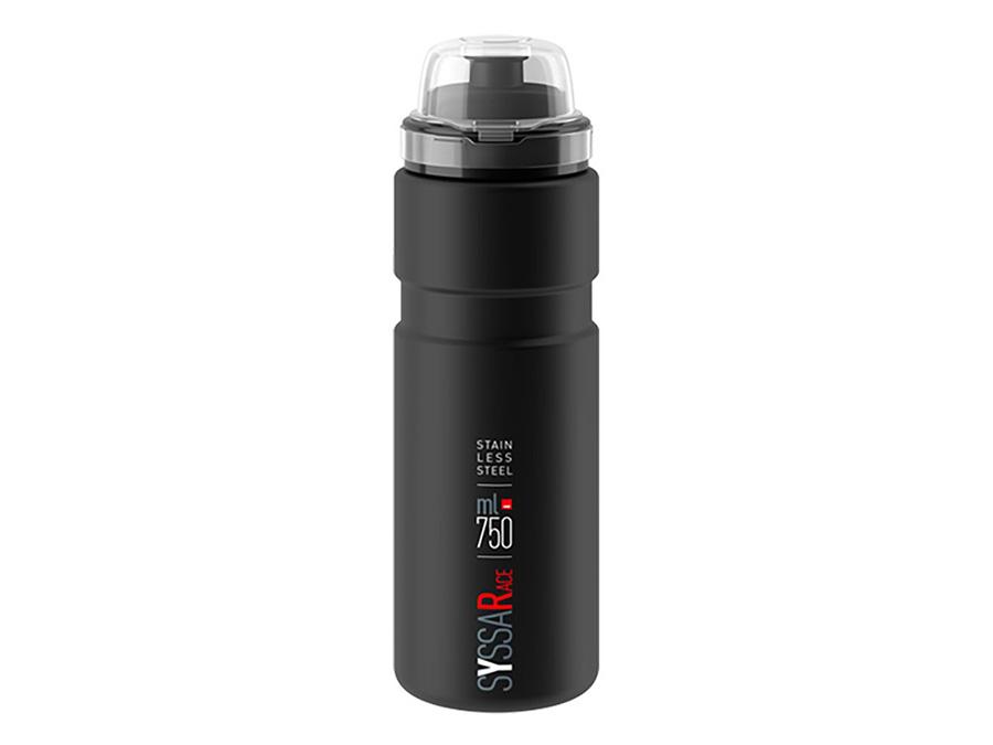 Bidon Elite Alu Syssa Race Black 750Ml