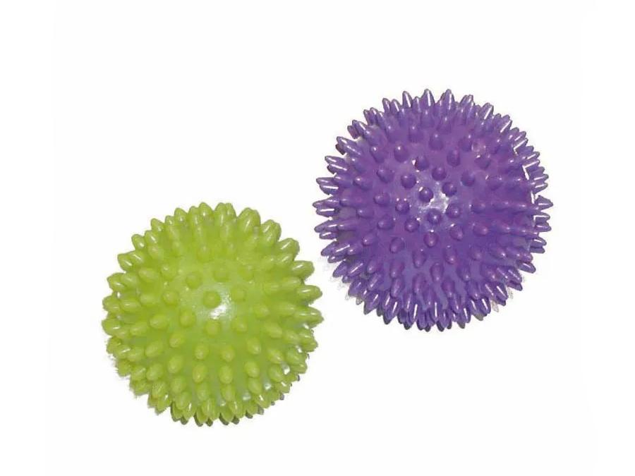 Pilates Lopta Masirajuća Toorx Set Ahf001 (Lime Green 7,5Cm + Purple 9Cm)