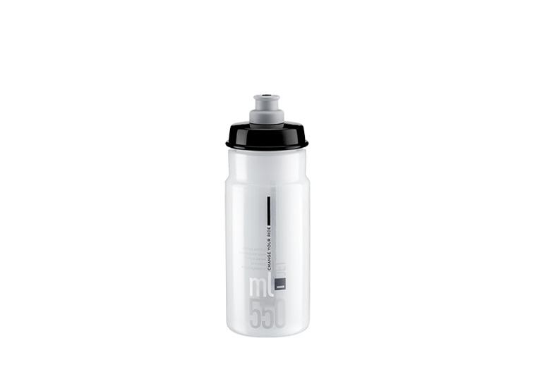Bidon Elite Jet 550Ml Clear Sivi