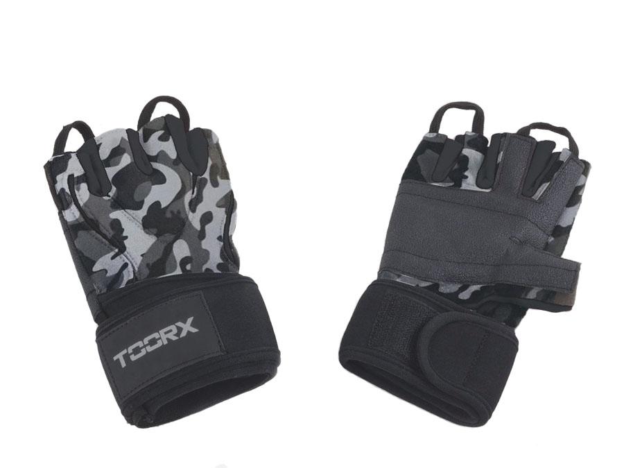 Rukavice Fitness Toorx Sa Banražerom Arctic CamouflageBlack L