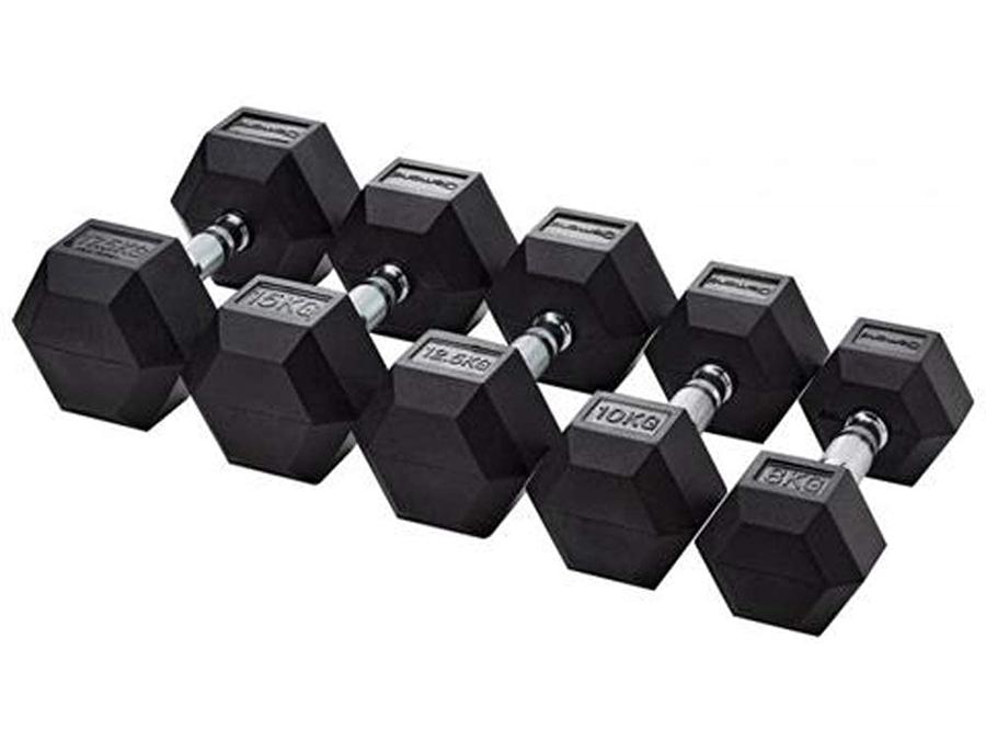 Bučica Gumirana Toorx Hex 25Kg