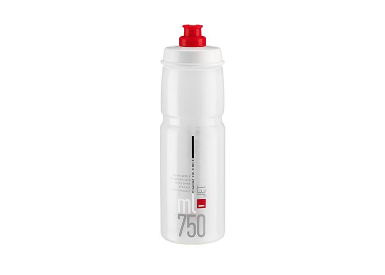 Bidon Elite Jet 750Ml Clear Red