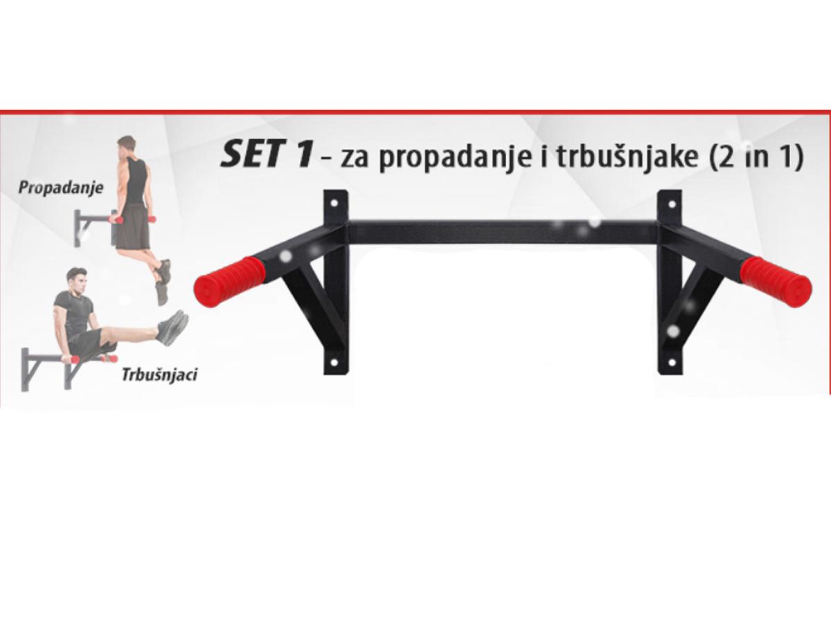 Vratilo Zidni Set 3  Za Propadanje I Trbušnjake