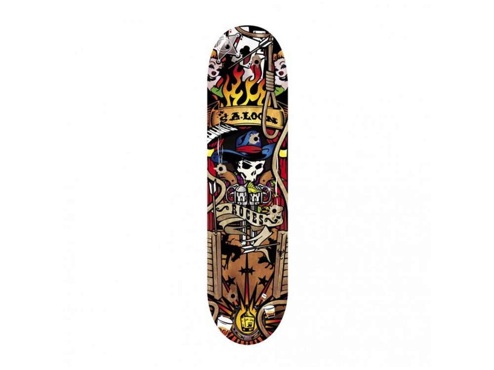 Skateboard Roces Cowboy