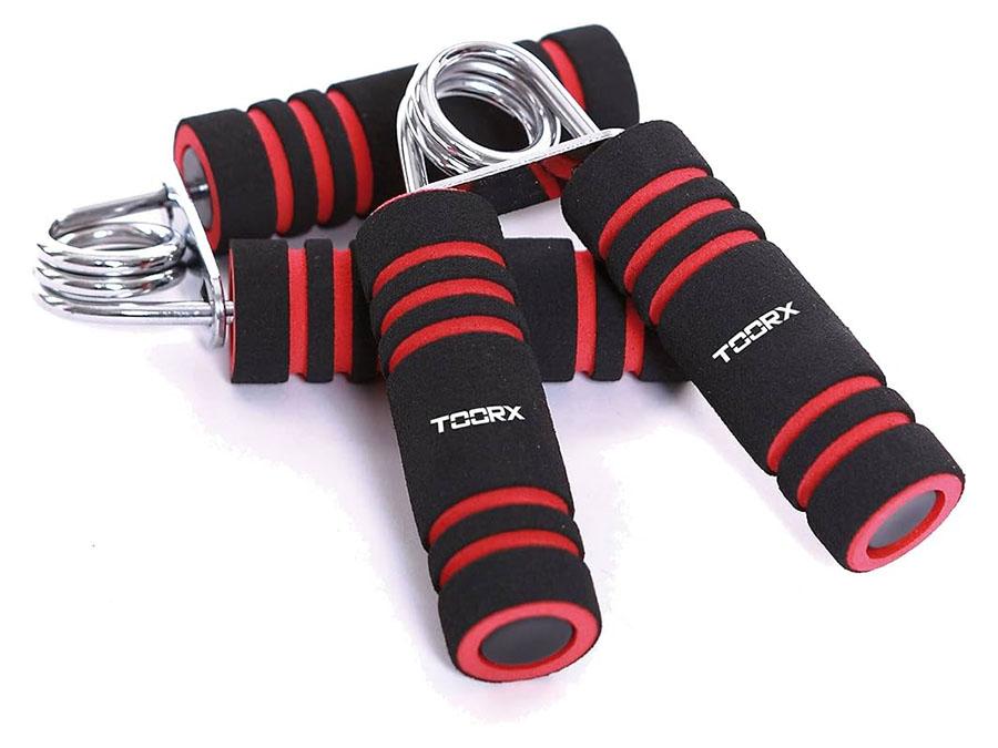Ručice Sa Oprugom Soft Toorx Set  2 Kom BlackRed Chromed