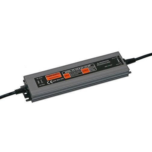 E-light Transformator EL-PW 100W-IP67-24V, Crni