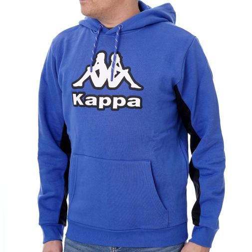 Robe di Kappa Muška dukserica Logo farti, Teget - bijela