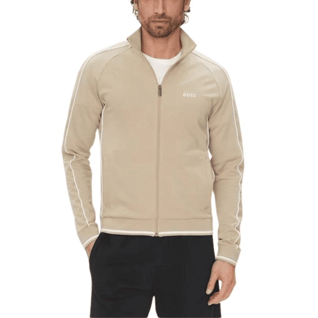 Boss Muški duks Tracksuit, Krem