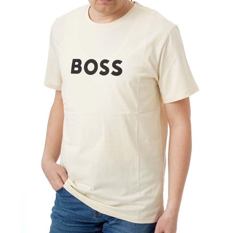 Boss Muška majica T‑Shirt RN, Krem