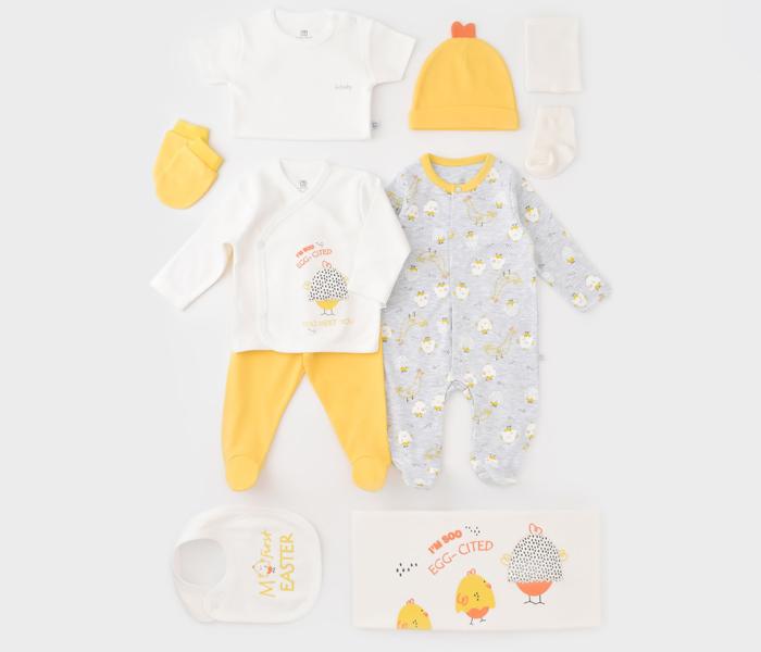BiBaby Set za novorođenče BiBaby 10 djelova  žuti 56 cm