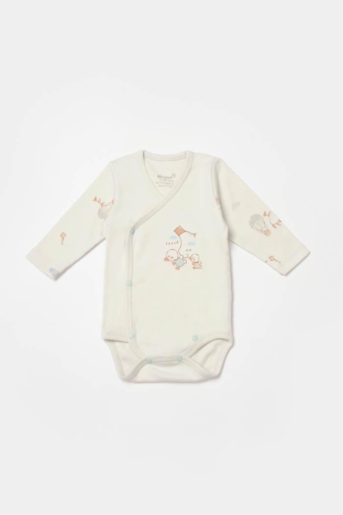 BiOrganic Bodi za bebe BiOrganic, dugi rukav, više boja, 62cm