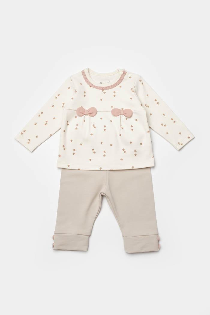 BiOrganic Bebi pantalone sa majčicom Biorganic ,bež,80cm.