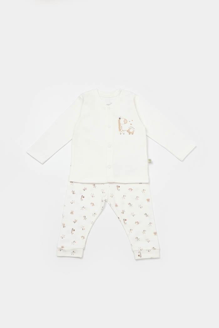 BiOrganic Pidžama set BiOrganic, bež, 74cm